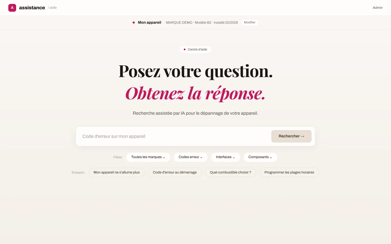 Aperçu du projet Chatbot RAG de support technique