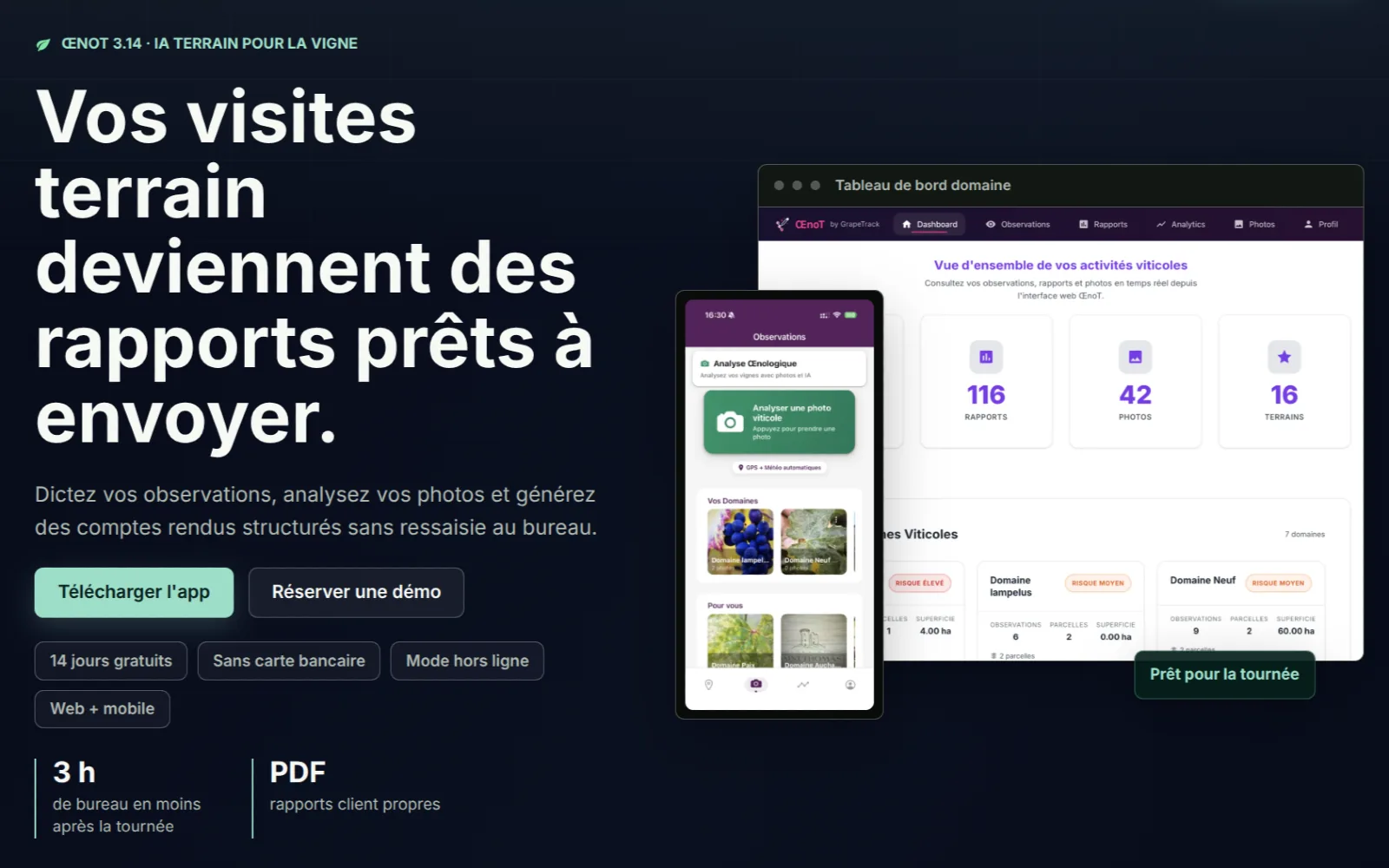 Aperçu du projet OenoT