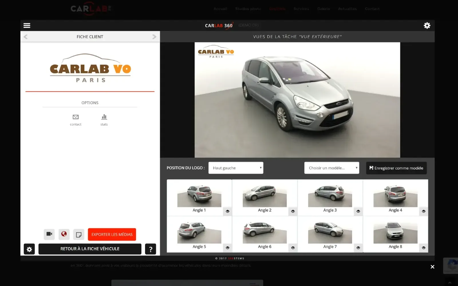 Aperçu du projet Carlab
